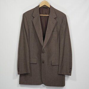 Vintage Hart Schaffner & Marx Raleighs Brown Wool Jacket Blazer Sport Coat